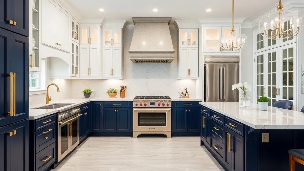Modern kitchen remodel in Mount Pleasant SC with quartz countertops and shaker cabinets