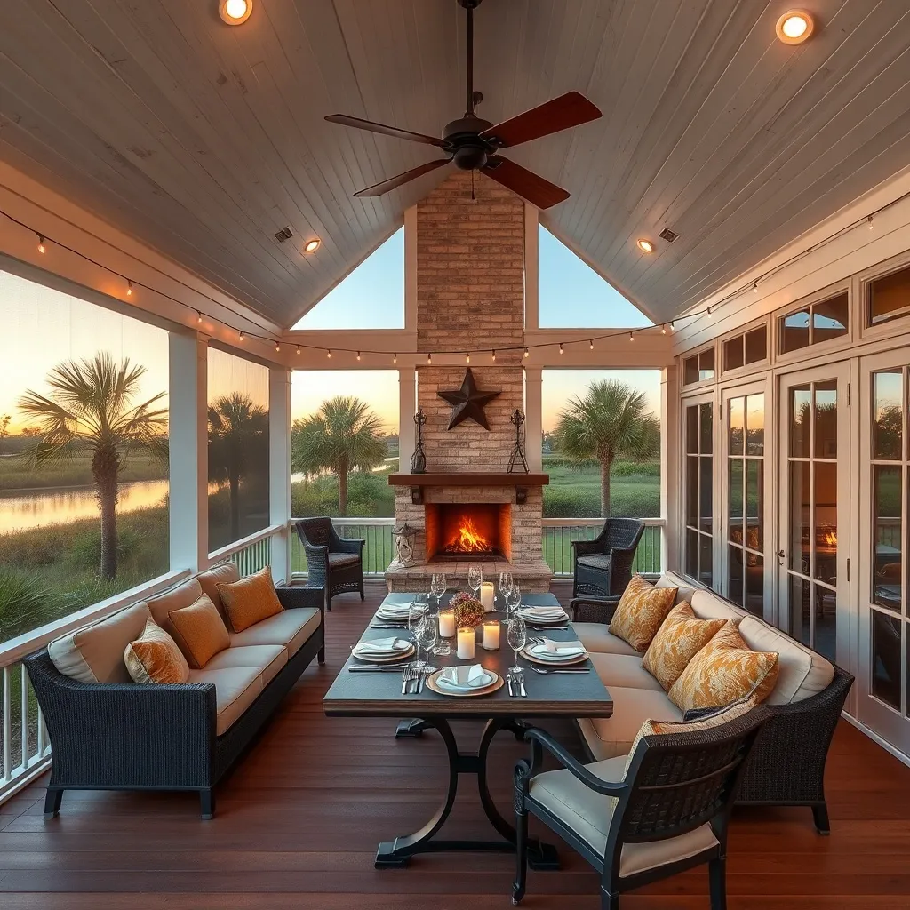 Outdoor living spaces in Charleston SC